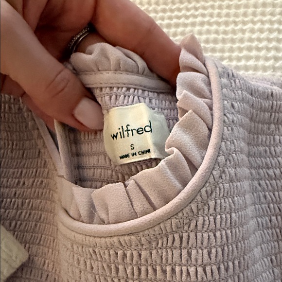 Wilfred Lavender Ruffled Top - Picture 2 of 4